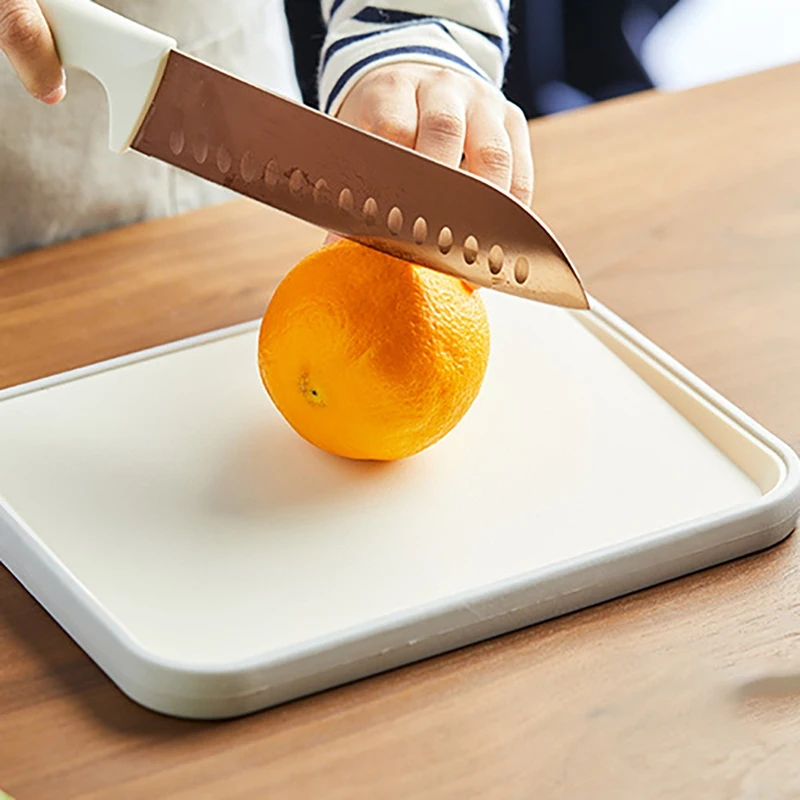 

Толстая разделочная доска в японском стиле с ручкой, нескользящая разделочная доска, Экологически чистая домашняя разделочная доска