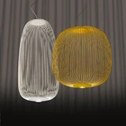 Подвесной светильник в скандинавском стиле с диммируемыми спицами, черная, белая, желтая Подвесная лампа, промышленный светильник для украшения гостиной, ресторана, 12