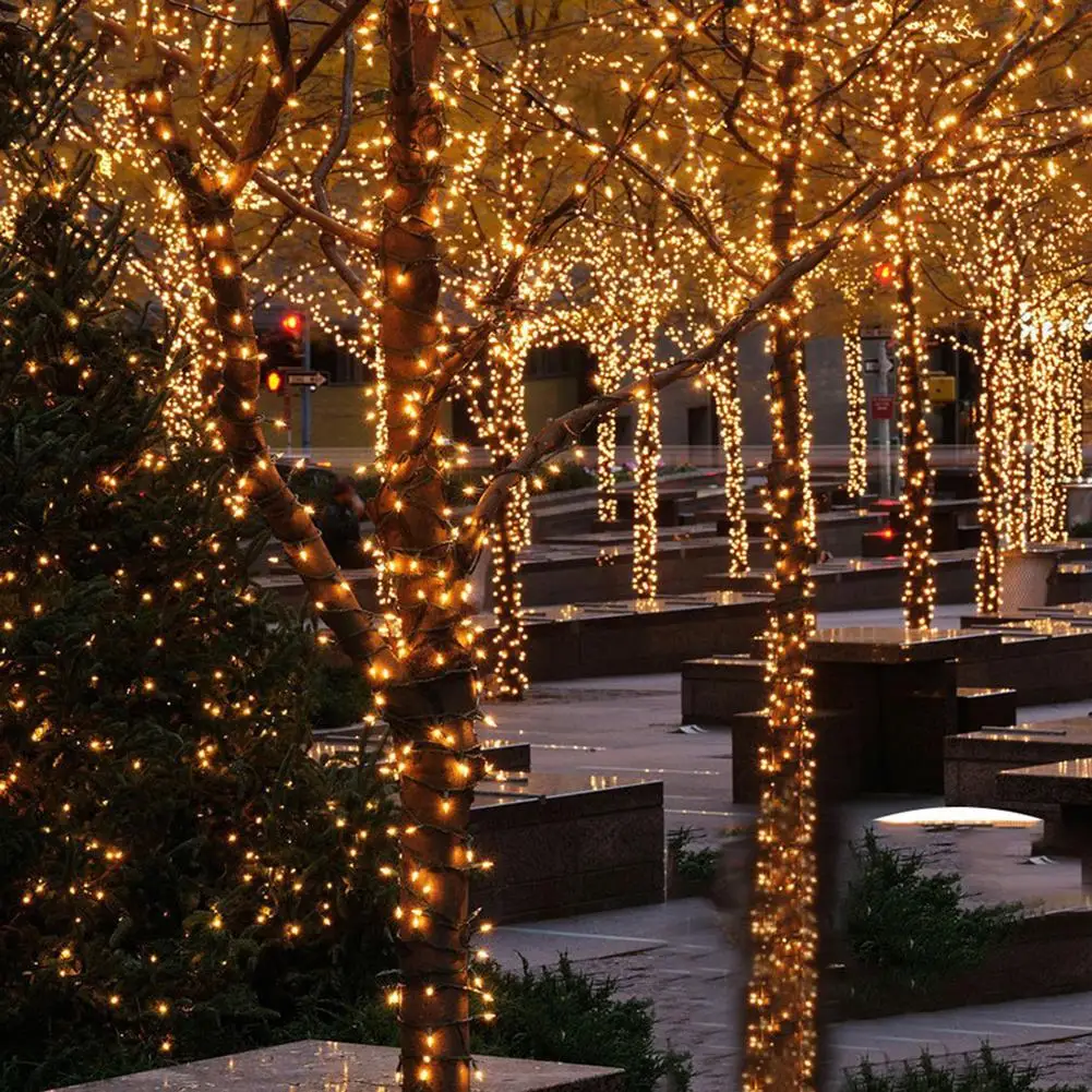 

Outdoor Led Solar String Lights Waterproof 8 Modes Lamp For Room Garden Terrace Christmas Tree Decor