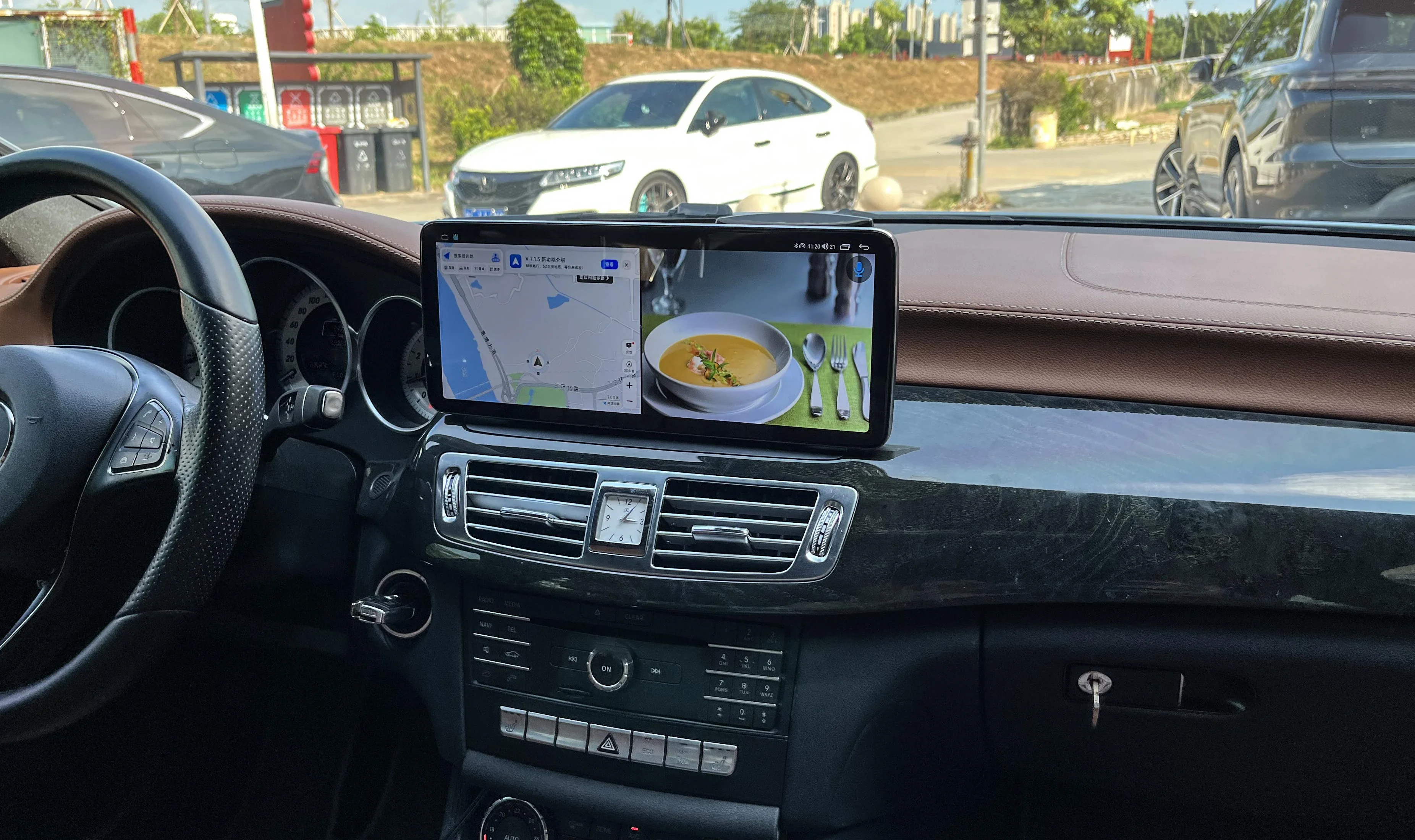 Фото Автомобильное радио 10,25 дюйма для Mercedes Benz CLS 2010-2013, 8-ядерный Android 10, мультимедийный видеоплеер, навигация, Carplay, GPS, DSP, 5G WIFI №5