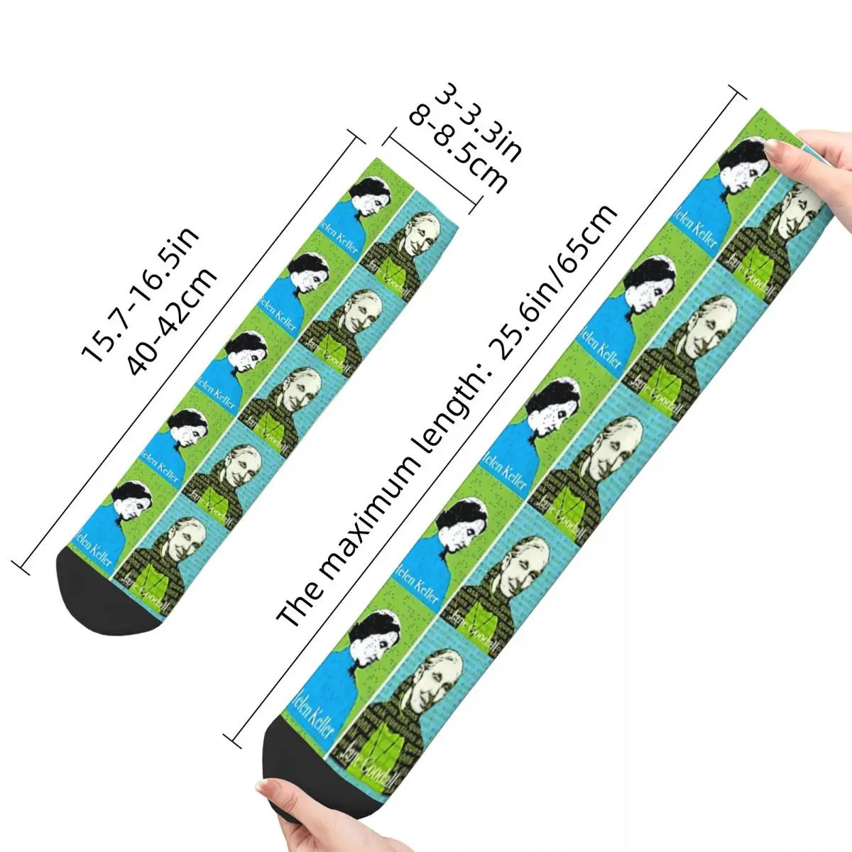 Feminist Blue And Green Adult Socks,Unisex socks,men Socks women Socks