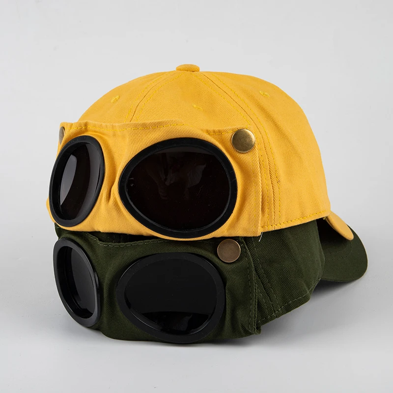 

Female Unisex Sunglasses Cap Male Cap Baseballcap Boys Cap New Aviator Hat Summer Personality Glasses Baseball Cap