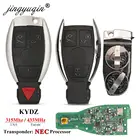 Jingyuqin NEC 34BTN дистанционный ключ-брелок от машины 315 МГц для Mercedes Benz C E S Class CLS W204 W202 W212 W211 W203 W205 (2 аккумулятора)
