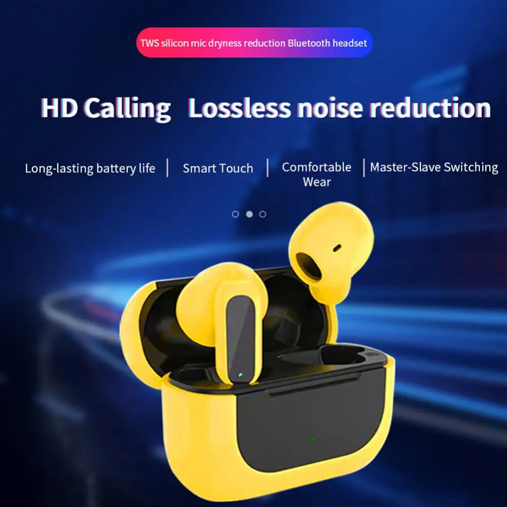 

For IOS Android Sports Headphone Mini Bass Tws Earbuds Music Stereo Wireless Earphone Gaming Headset Low Latency Hifi Sound