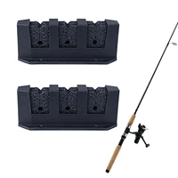 horizontal fishing rod holders abs fishing pole holders fishing rod storage rack for home garage cabin basement fishing accessor