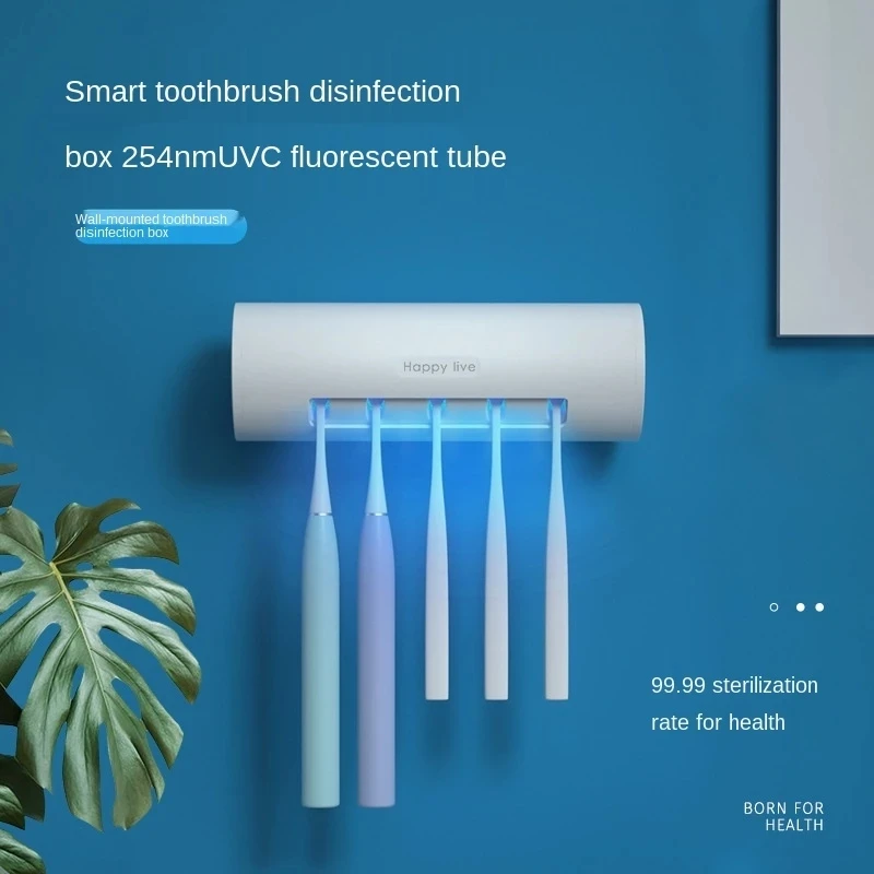 

Умный стерилизатор зубной щетки Xiaomi, эффективный дезинфекционный держатель для зубных щеток, Стерилизатор зубных щеток, аксессуары для ван...