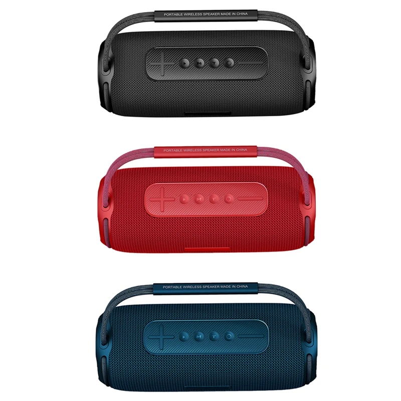 

Портативный Bluetooth-динамик TWS, 40 Вт, сабвуфер, звуковая коробка для офиса, улицы, домашнего проигрывателя, черный