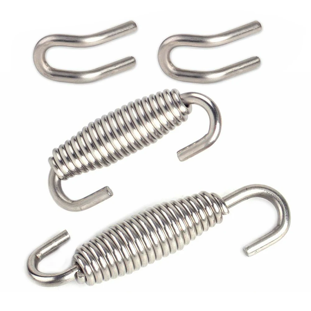 

Exhaust Mounting Spring 2pcs Accessories Motorcycle Replacement Rotatable