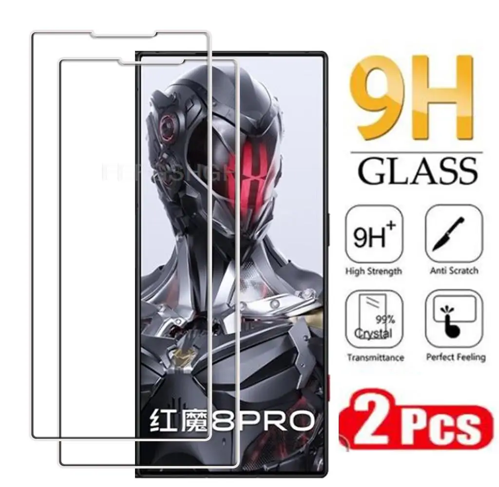 

Оригинальное защитное закаленное стекло для ZTE Nubia Red Magic 8 Pro + 6,8 дюймов RedMagic 8Pro + Защитная пленка для экрана