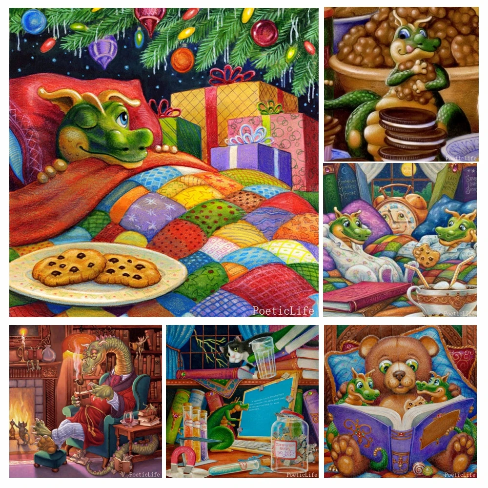 Набор для алмазной вышивки Сказочный дракон 5D |