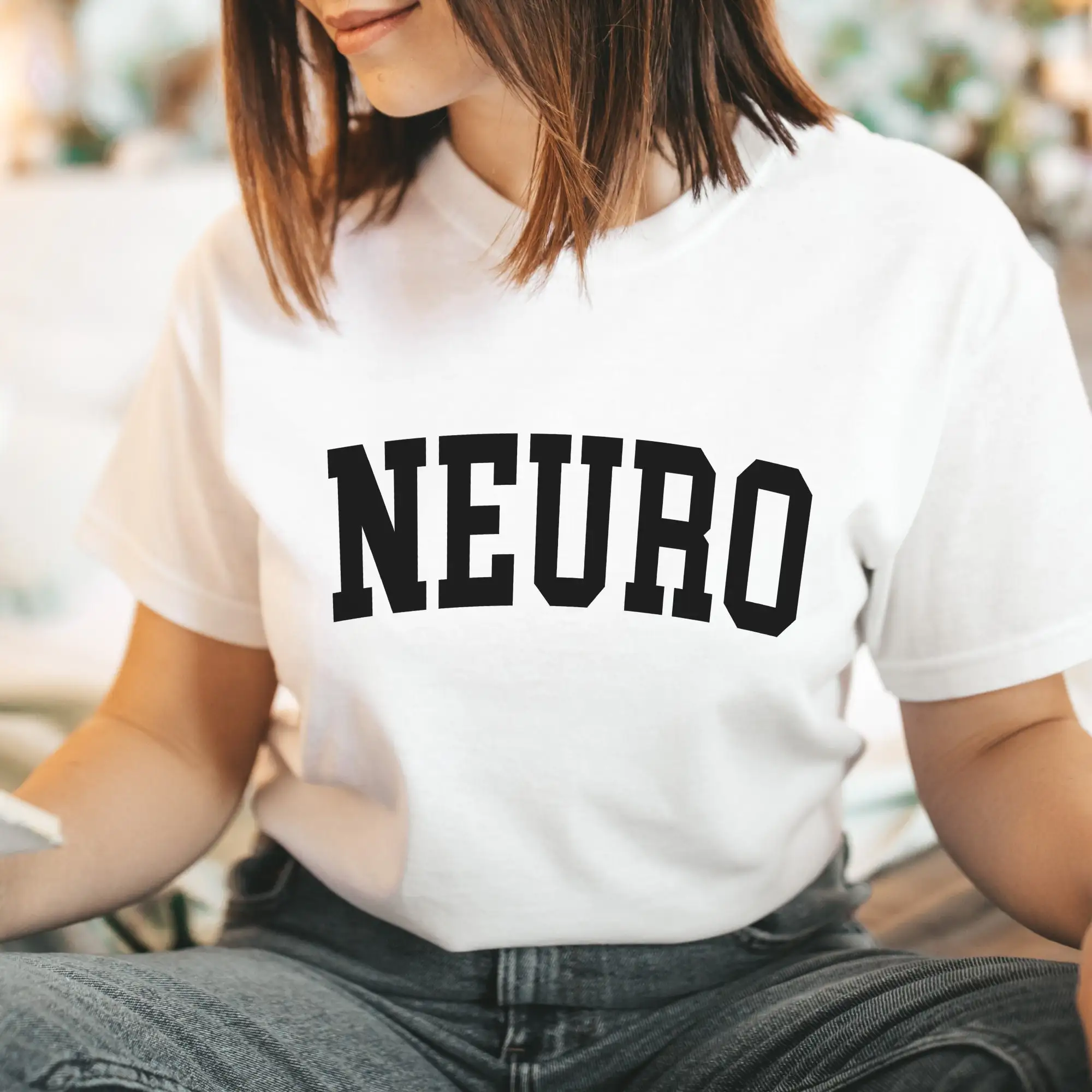 Neuro футболка неурология будущего медсестры доктор обучение Экипировка шеи