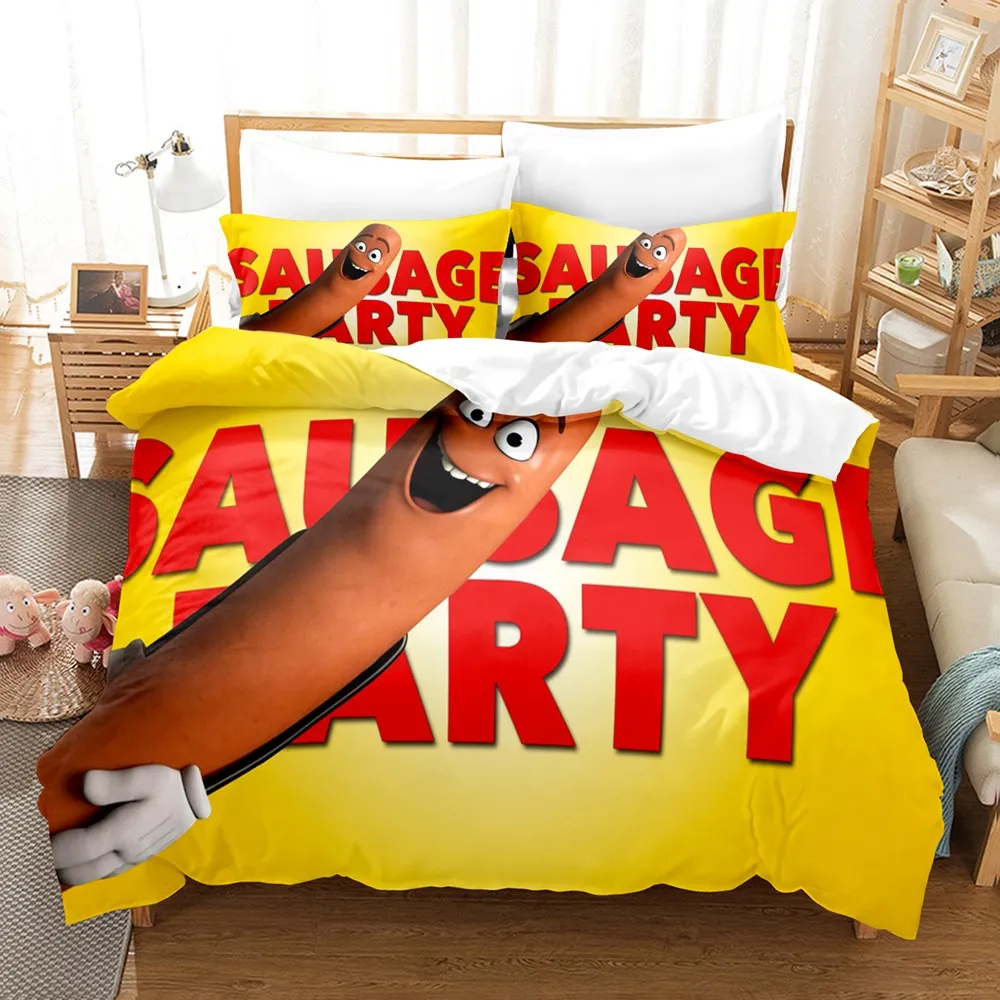 

Комплект постельного белья «желтая колбаса вечерние из 2/3 предметов