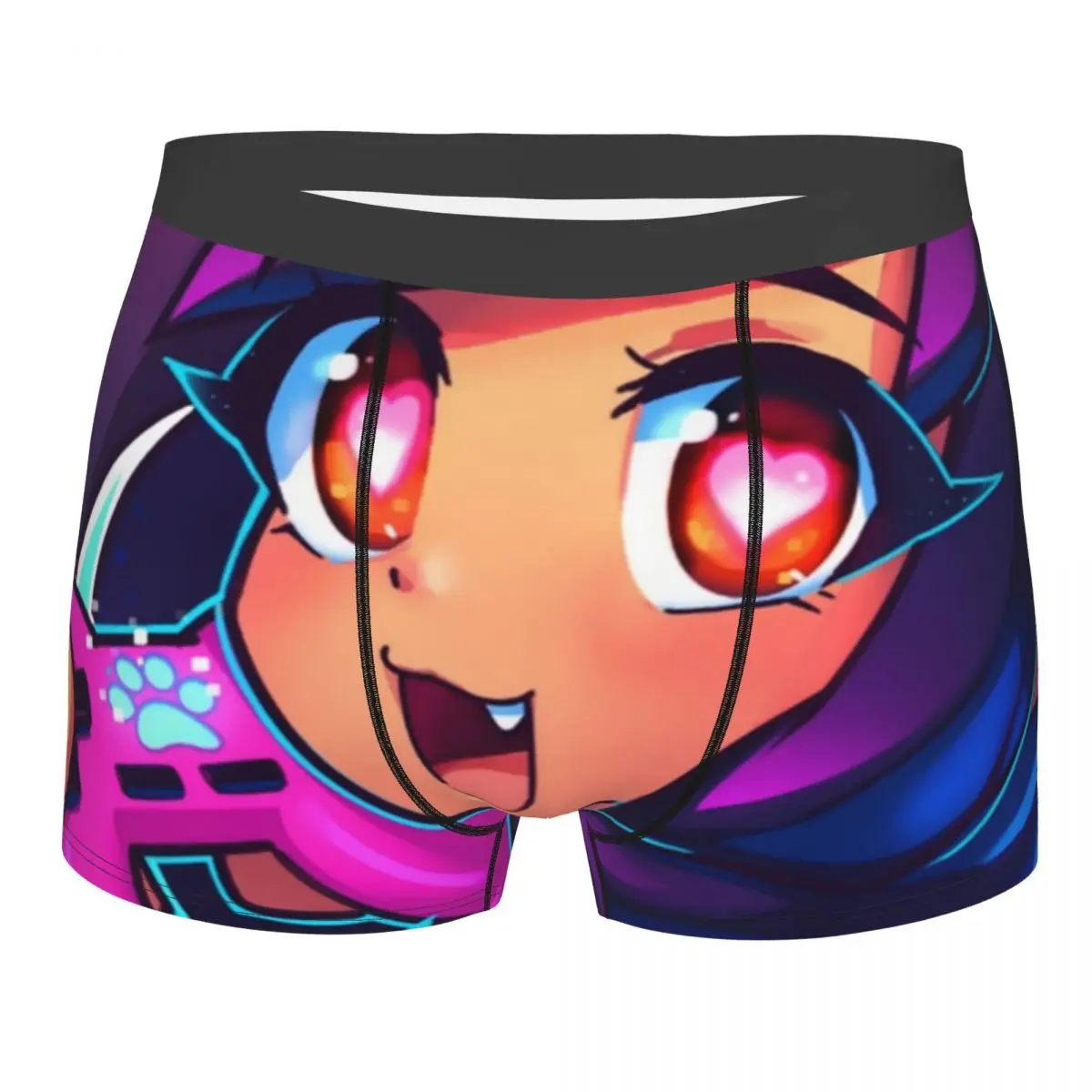 

Custom Aphmau Underwear Men Stretch Japanese Manga Boxer Briefs