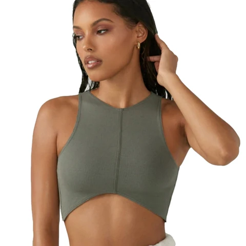 Компрессионный спортивный бюстгальтер Nylon Cotton женский