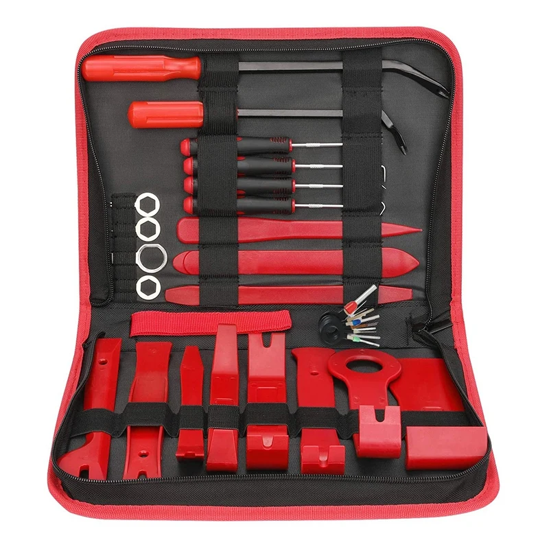 

32Pcs Auto Trim Removal Tool Kit, Car Door Audio Panel Trim Removal Set, Automotive Plastic Upholstery Removal Tool