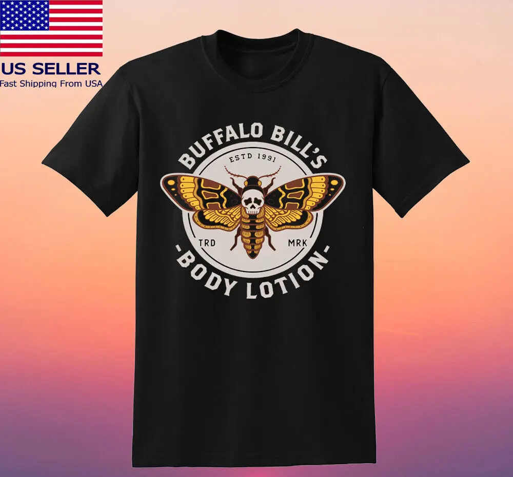 Мужская черная футболка лосьон для тела Buffalo Bill