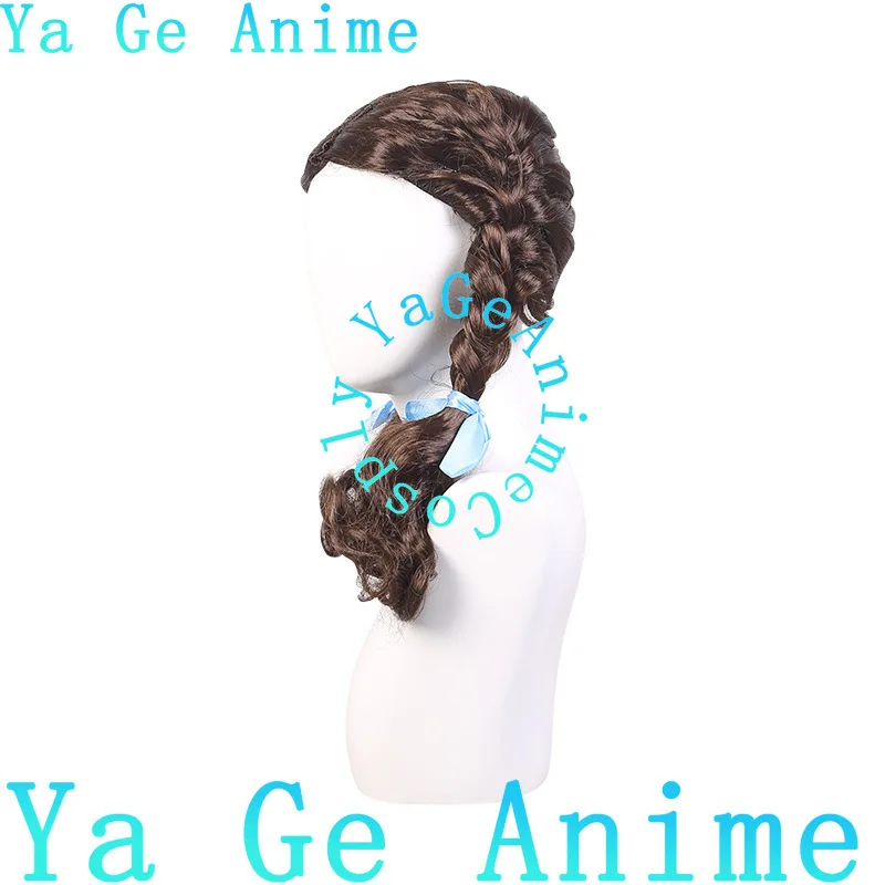Фото Парик для косплея Дороти из «Волшебника страны Оз» от Ya Ge Anime Store, для школьных и сценических выступлений, для образа аниме-персонажа №2