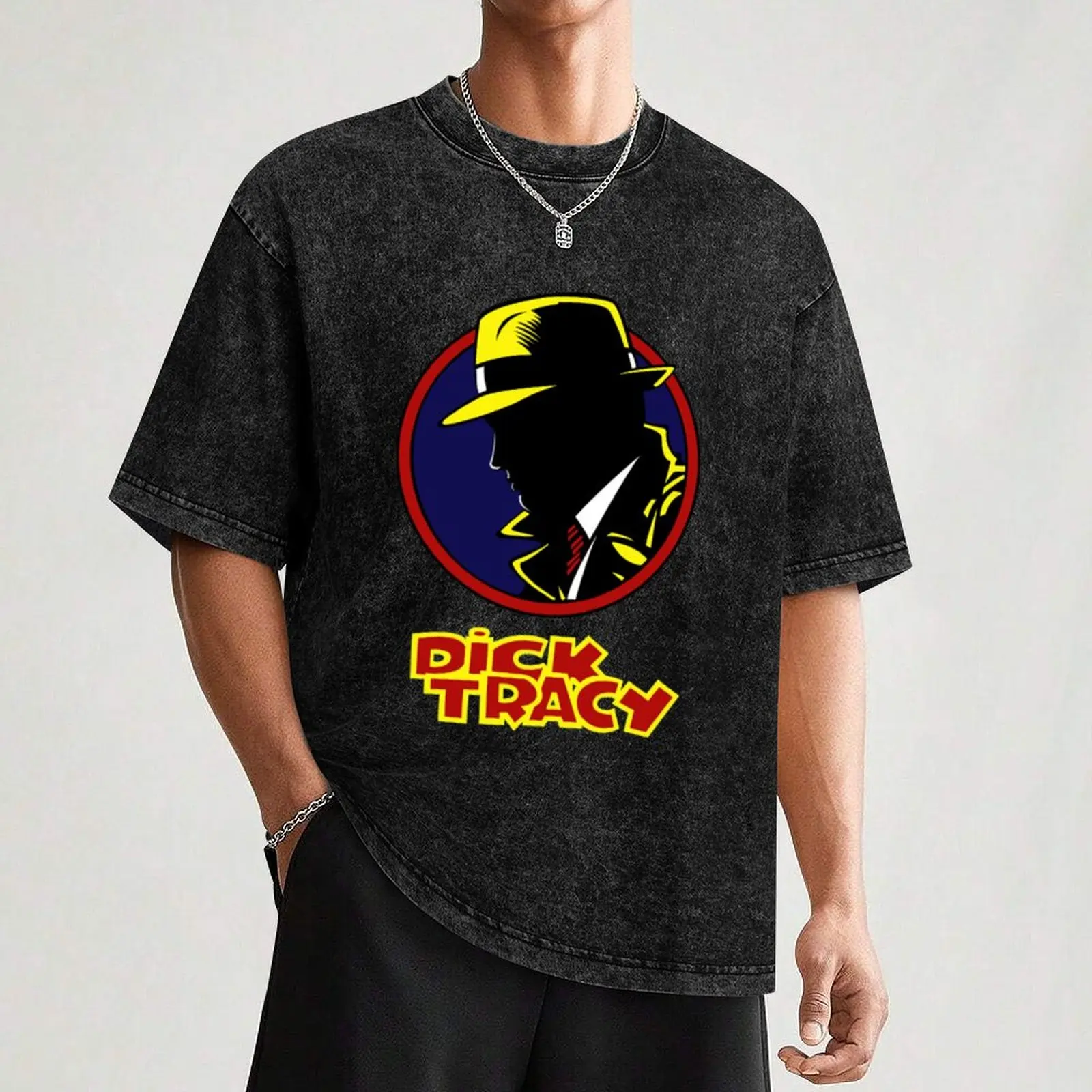 Мужская футболка с графическим принтом в винтажном стиле