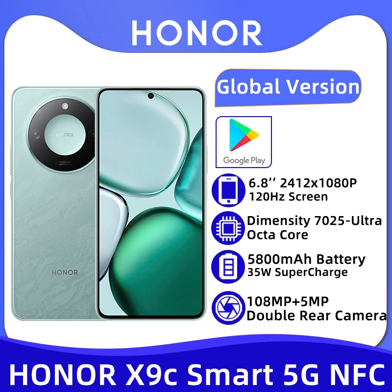 Смартфон HONOR X9c Smart, 12/256ГБ, china | AliExpress