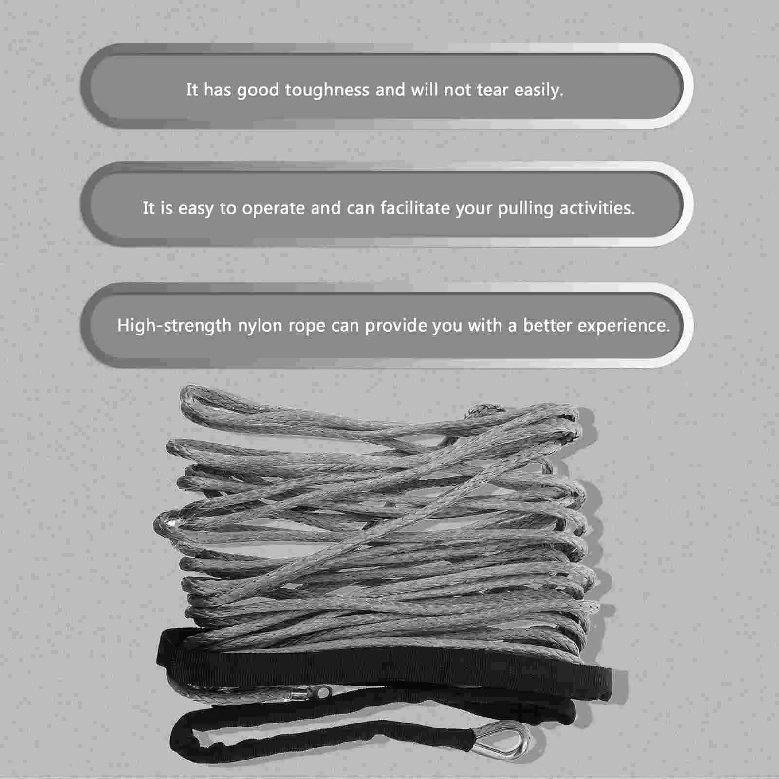 

1pc Car Trailer Towing Rope Durable Automobile Tow Strap Traction Strip