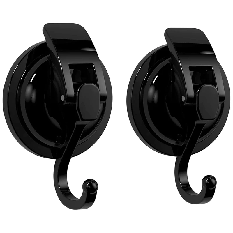 

Suction Cup Hooks, 2 Pack Heavy-Duty Suction Cup Hooks, Easy to Install and Removable