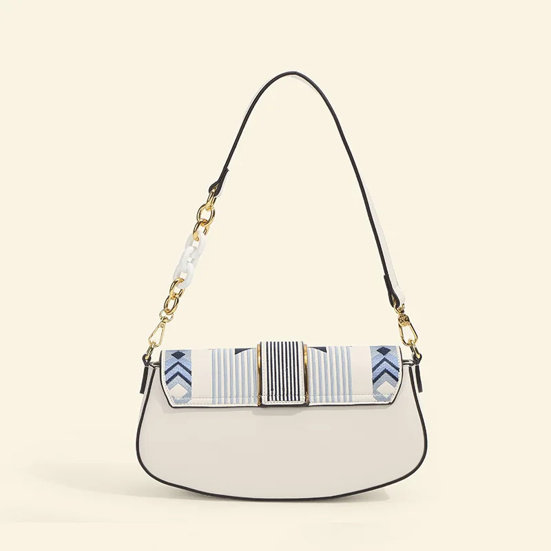 2023 Autumn New Embroidered Thread Lock Underarm Bags High Quality Women Purse And Handbags Fashion Shoulder Messenger Bags