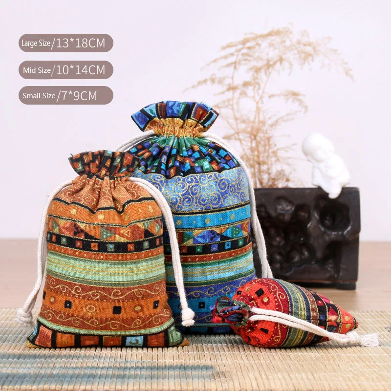 Сумка на шнурке для украшений 30 шт./лот