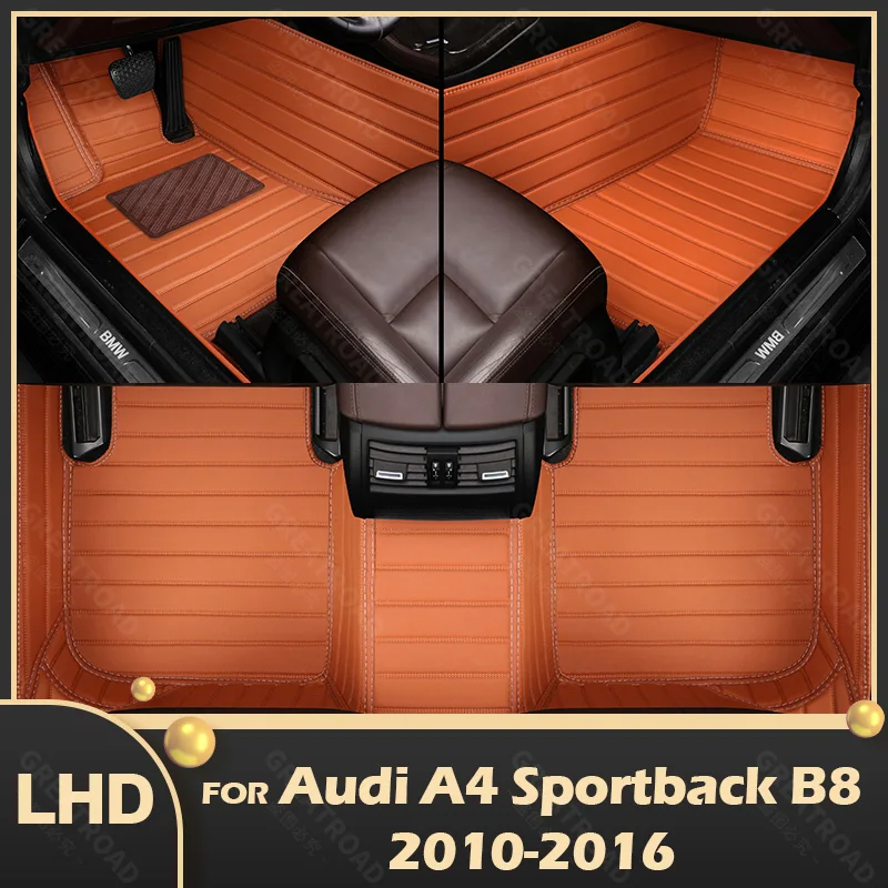 

Автомобильные коврики для AUDI A4 B8 хэтчбек/Sportback 2010 11 2012 2013 2014 2015 2016, индивидуальные подставки под ноги, интерьер