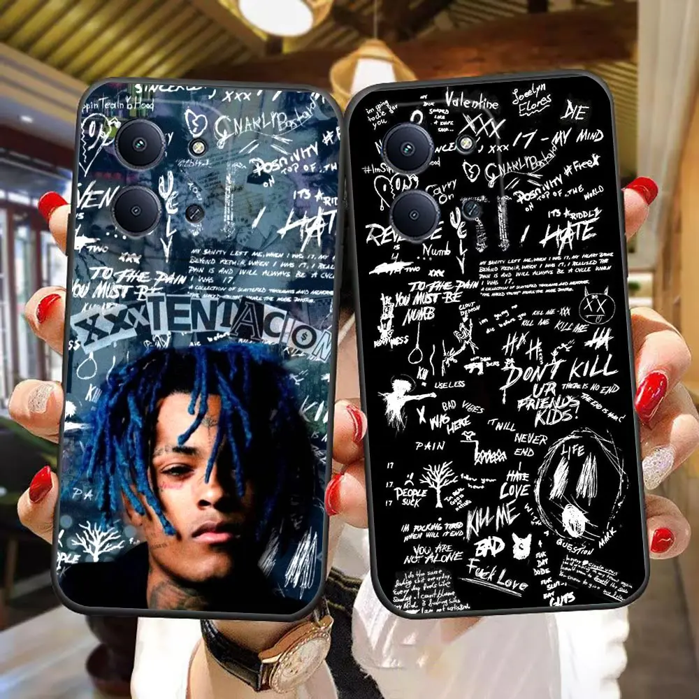 Фото Чехол для телефона Xiaomi Redmi Note 15 14 13 12 12S 11 11S 10 10S 9 Pro PLUS DIY Funda Shell Coque Cover Singer X-XXXTENTACION 17 №1