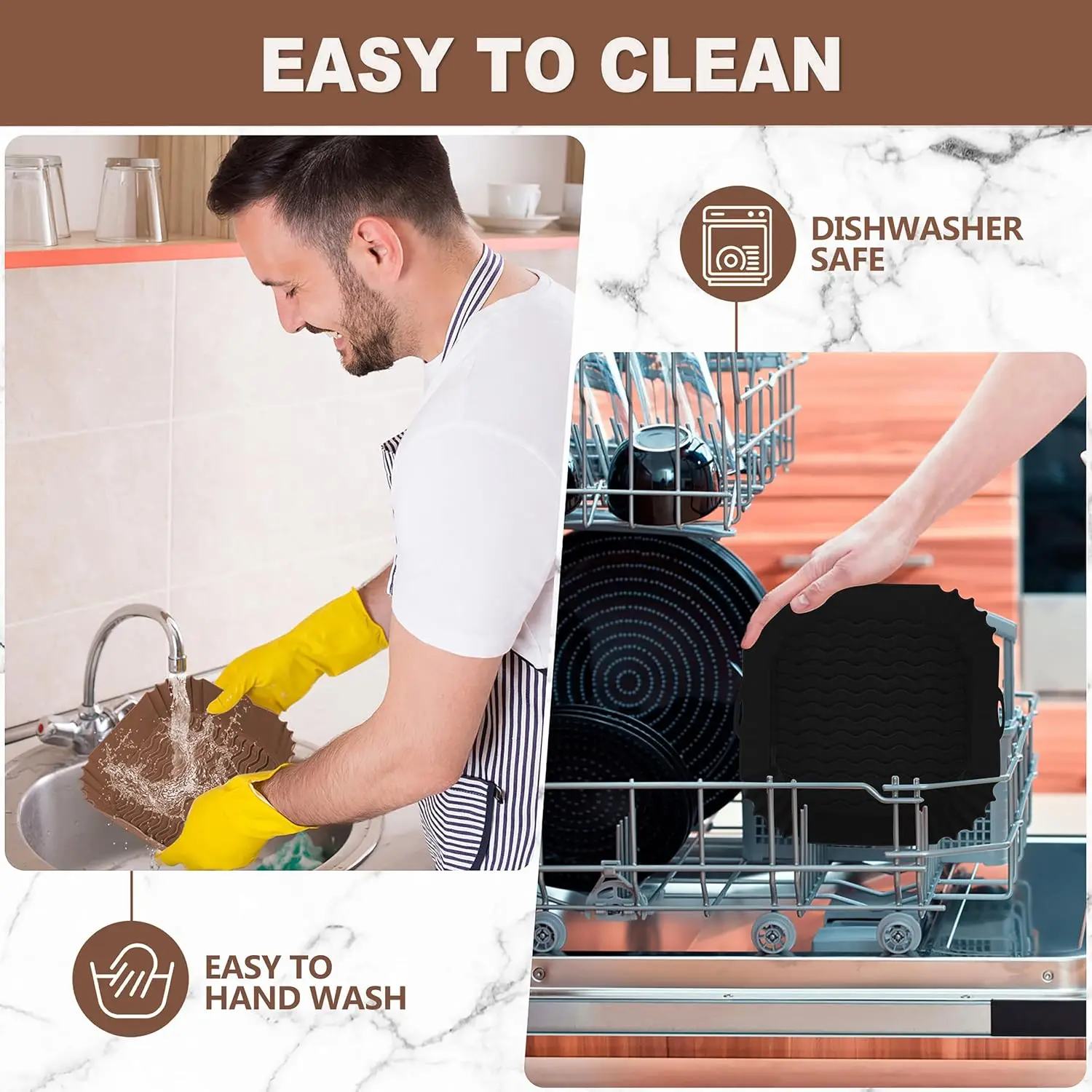 Силиконовые вкладыши для фритюрницы корзина аэрофритюрницы приспособления