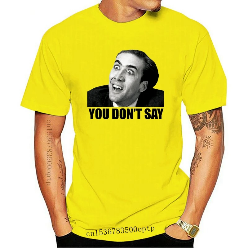 

Camiseta a la moda para hombre y mujer, camiseta divertida, Camiseta с принтом персонализированный jaula de РД Meme, nueva