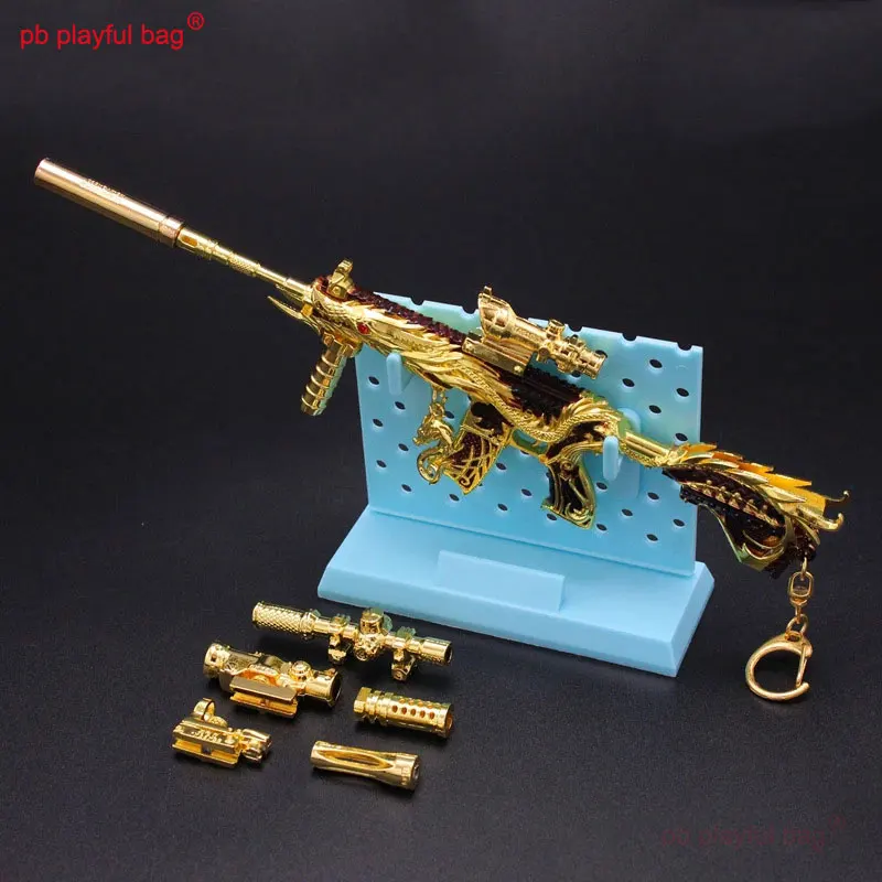 24 см CS игровое тактическое оборудование M416 цинковый сплав игрушечный пистолет модель брелок детские рождественские подарки мини-украшения аксессуары HG287 (art.: 3920cc035ae2f) - 3920cc035ae2f