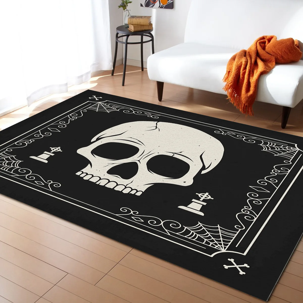 

Коврики с рисунком скелета, большие коврики в современном стиле для спальни, гостиной, дома, гостиницы