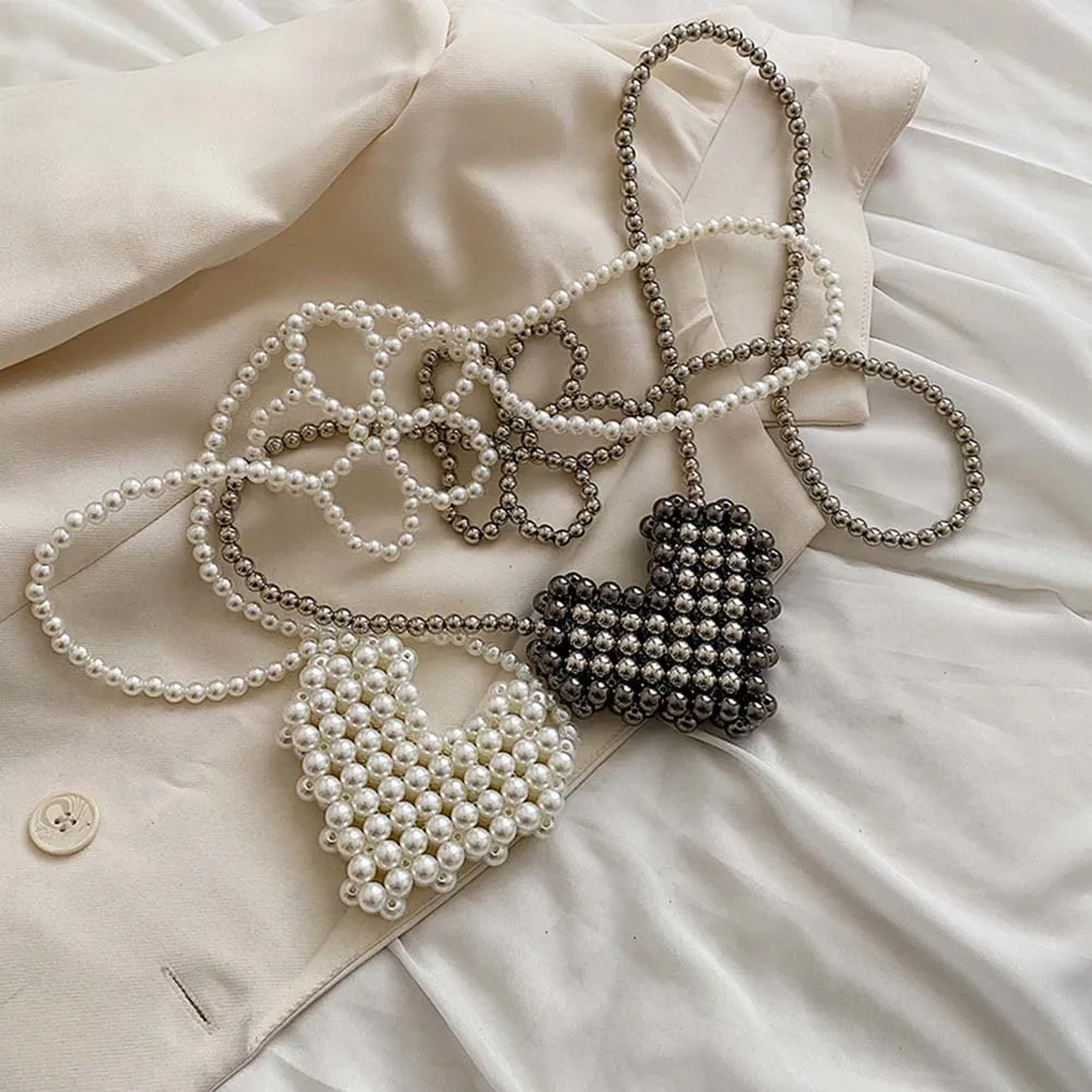 

Женская модная сумка-почтальонка с цветочным принтом и жемчугом