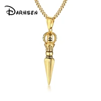 darhsen novelty male men necklaces pendants stainless steel 60cm link chain fashion jewelry