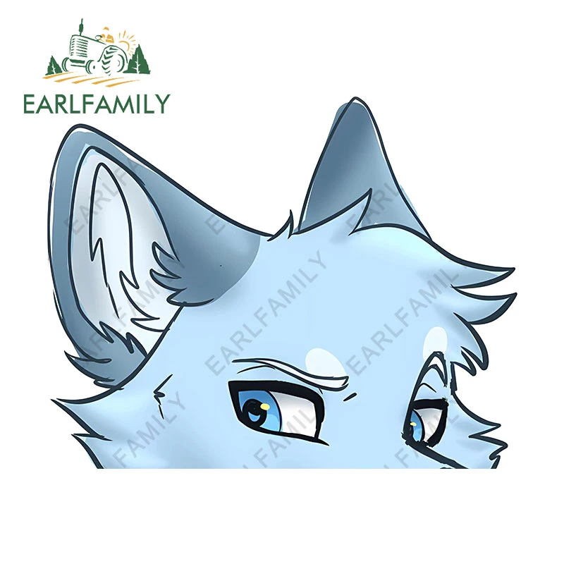 

EARLFAMILY 13 см Для волка пушистый Пек Fanart Автомобильная наклейка кондиционер Водонепроницаемая Наклейка Автомобильные аксессуары для ноутбука графика