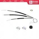 Ремкомплект стеклоподъемника Bross BWR284, для передней правой двери 8200325135, 8201010925, для Renault Megane 2 Top Store