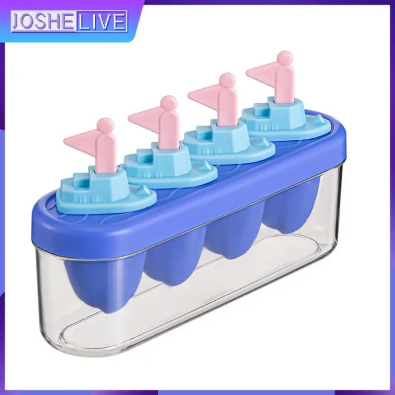 

Ice Cream Mold Diy Food Grade Ice Bar Mold Easy Demoulding Self-made Ice Bar Grinder Household Quick Freezing