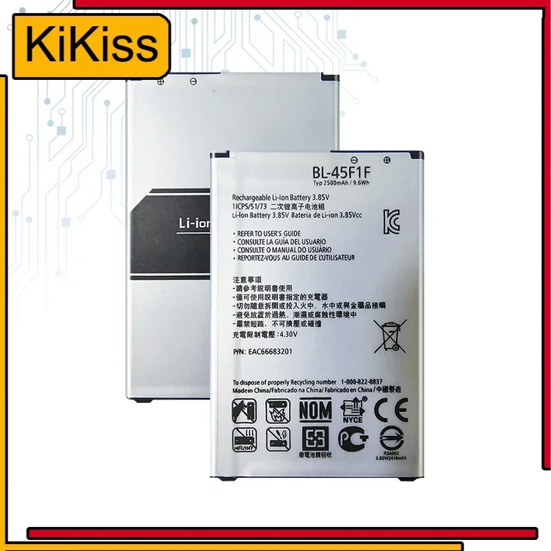 BL-45F1F Аккумулятор для LG K4 K3 M160 Aristo MS210 X230K X240K LV3 версии (2017) K8 2410 мАч Номер трека