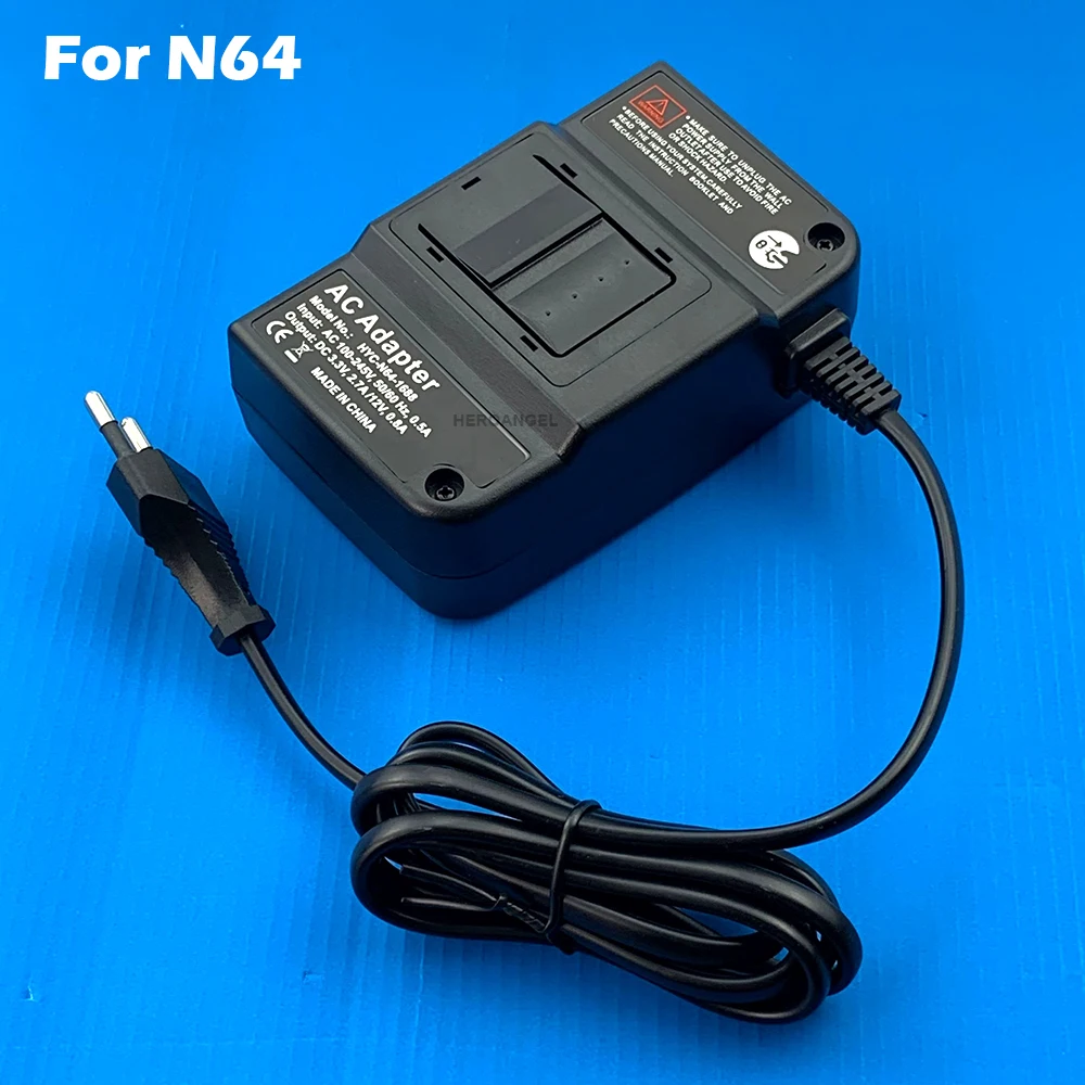 

Высококачественное Сетевое зарядное устройство с вилкой Стандарта ЕС/США адаптер переменного/постоянного тока зарядное устройство для игр для Nintendo Модель 64 для консоли N64 Прямая поставка