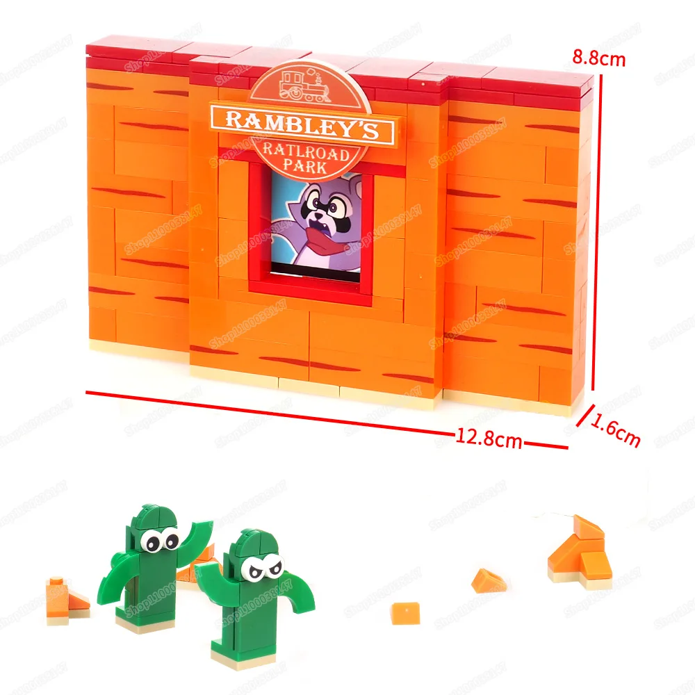 Талисман парк Индиго строительные блоки с животными фигурки эксперименты ужасы