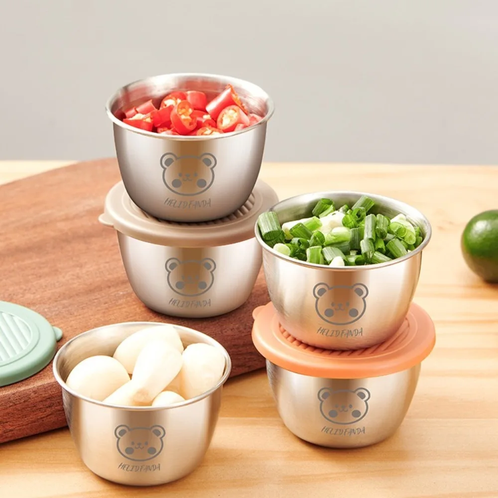 Маленькая Чашка Для Соуса Из Нержавеющей Стали С Герметичной Крышкой Кухонная