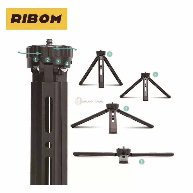 

Small Desktop Mini Aluminum Small Tripod Mobile Live VLOG Tripod Bracket Four-speed High Adjustment Soft Cover Square