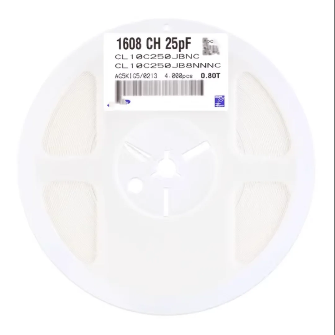 4000 шт./лот SMT емкость 0603 25PF 250J 50 в 5% COG CL10C250JB8NNNC