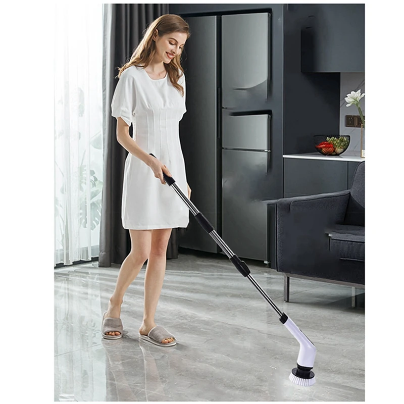 

Electric Spin Cleaner Kitchen Bathroom Sink Cleaning Tool Wireless Electric Cleaning Scrubber Easy To Use