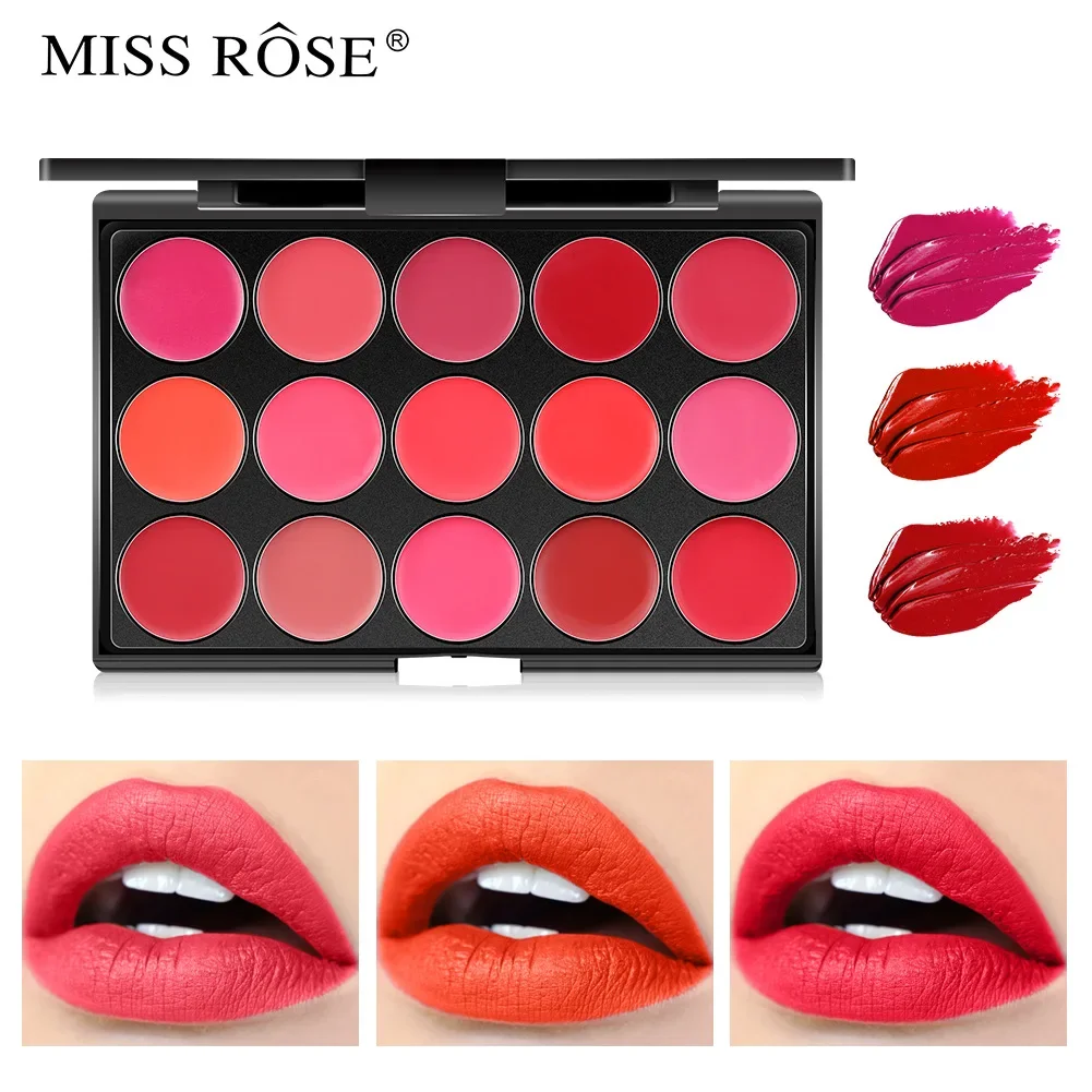 Лидер продаж MISS ROSE Velvet Matte 15 цветов увлажняющая питательная помада блеск для губ