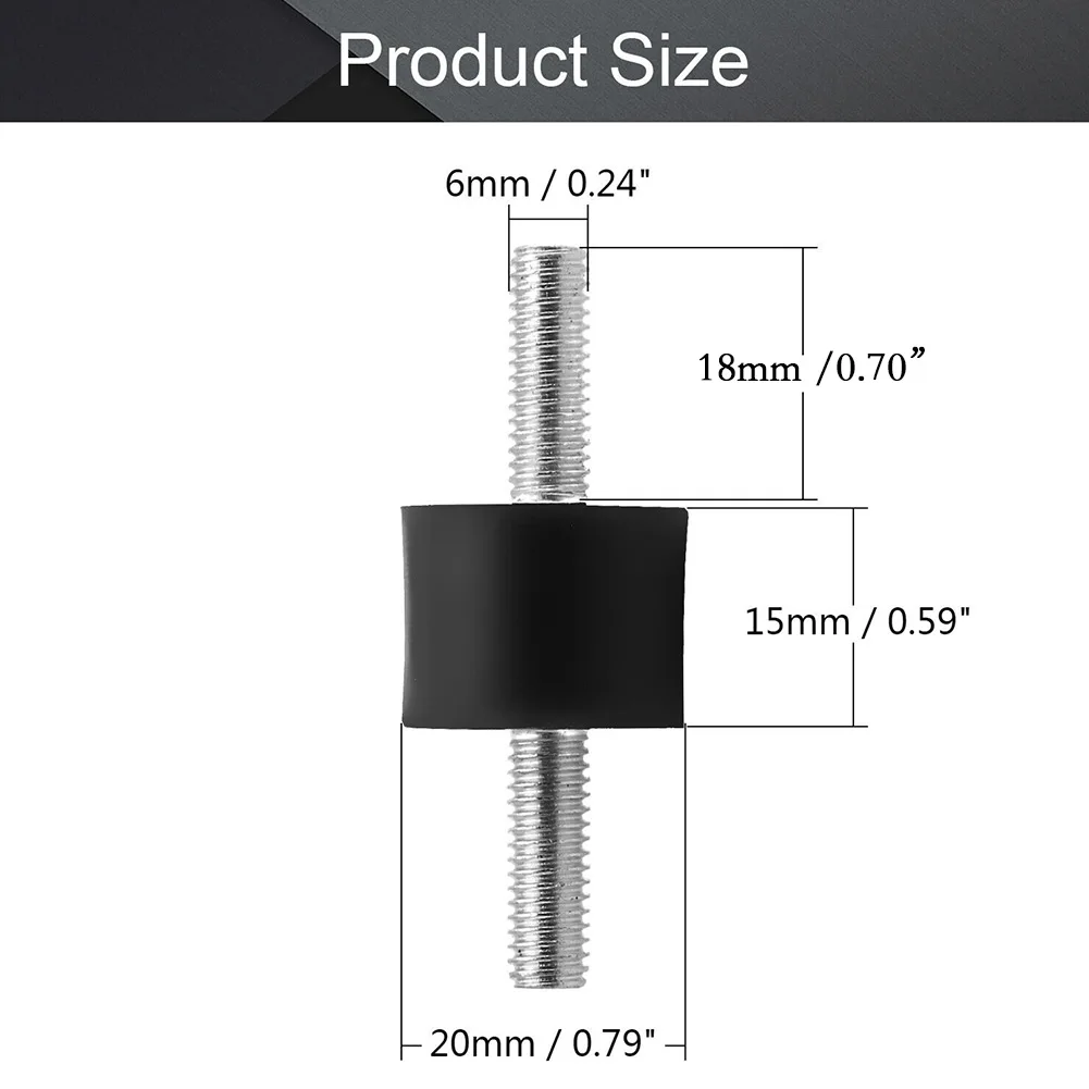 Резиновые амортизаторы с двойной резьбой для компрессоров