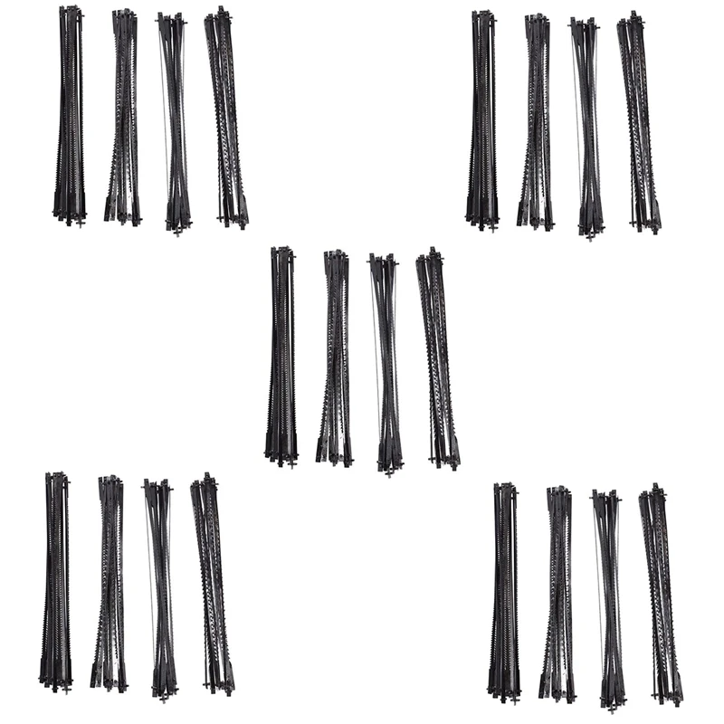

60Pcs 5 Inch Pinned Scroll Saw Blades TPI 10/15/18/24 Power Tools Accessories For Woodworking For Diyers