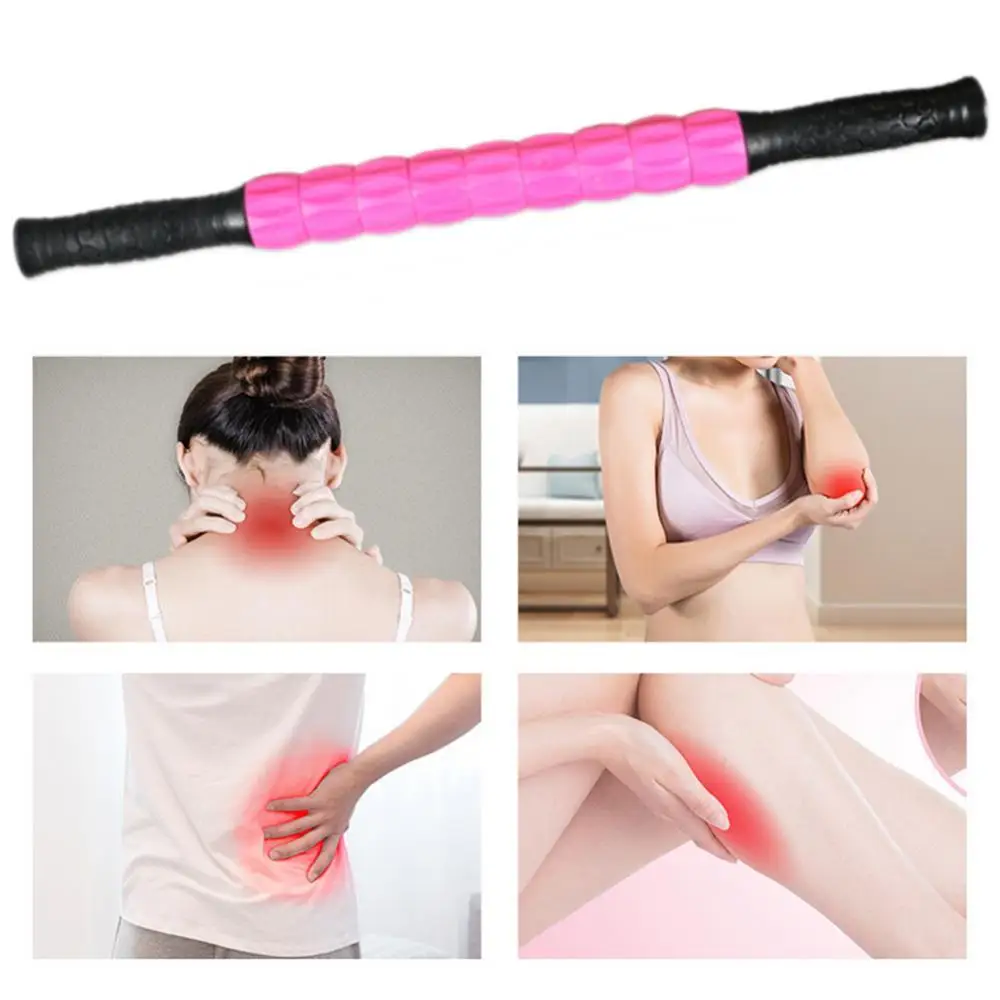 

Therapy Massage Roller Stick Back Leg BodyMuscle Pain Relief Relaxing Gear Massager Anti Cellulite Full Body Massage Roller