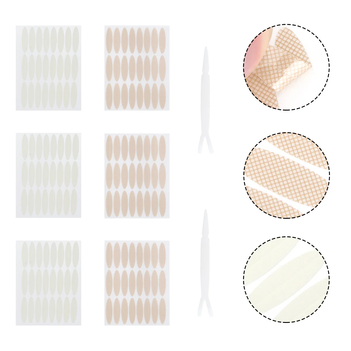 

290pcs Eyelid Tape Invisible Double Fold Natural Eyelid Stickers Eyelid Tape for